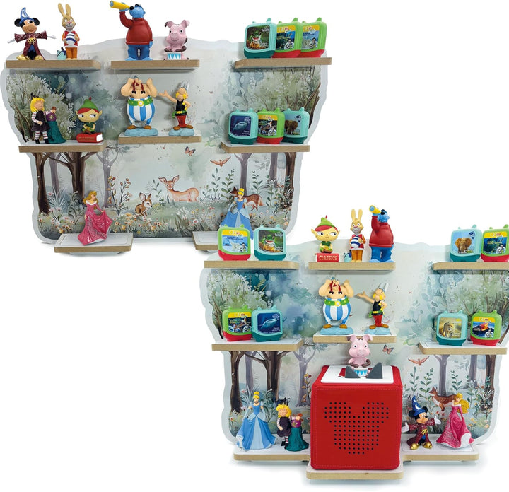 Smagnon Regal für die Toniebox und Tonie Figuren Motiv Ballon-Familie Kinderspielzeug (XXL Nebenrega