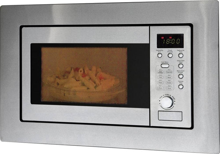 Bomann MWG 2215 EB Mikrowelle Edelstahl 800W Einbaufähig, Grillfunktion