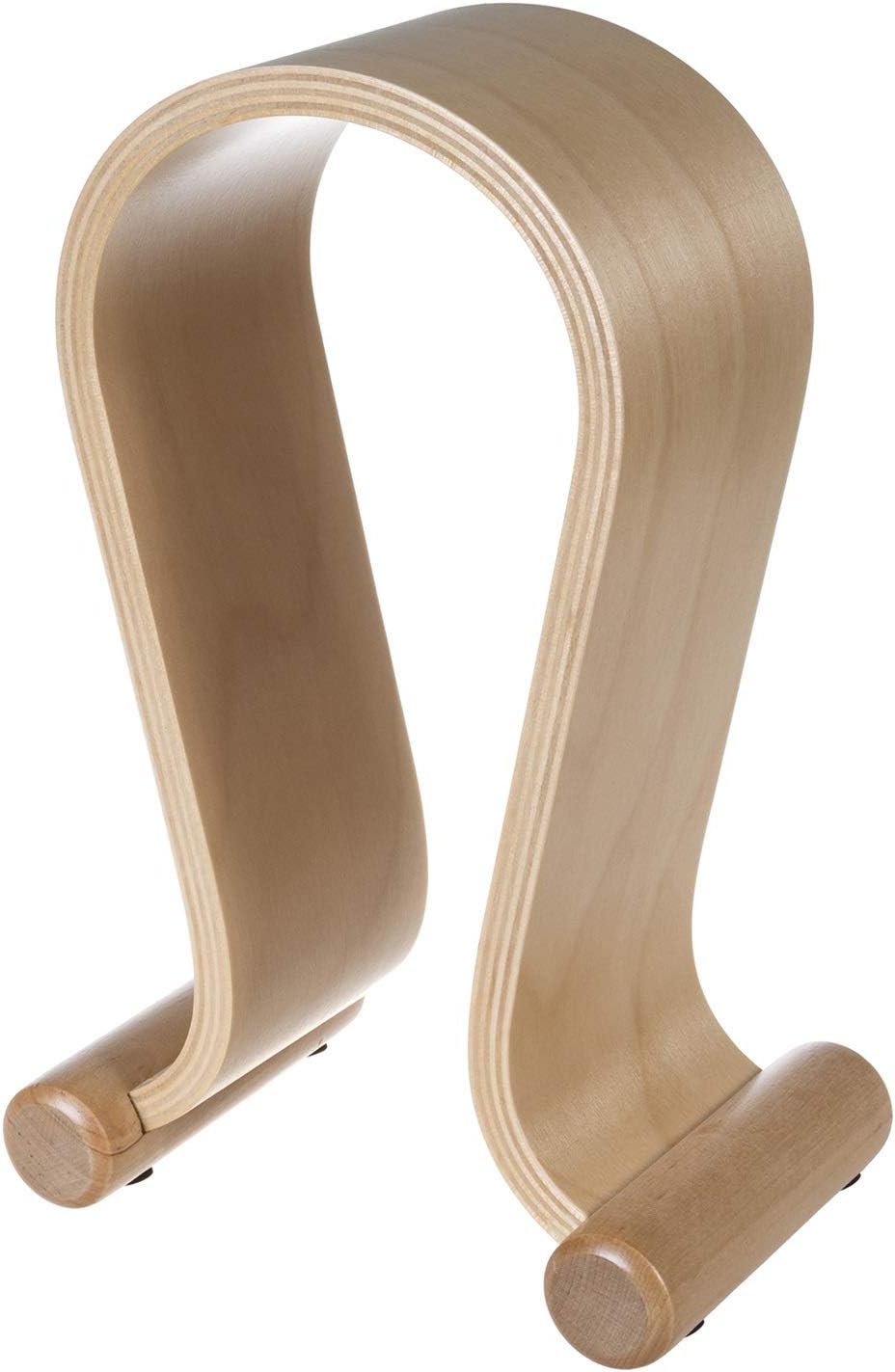 Maclean MC-815 Kopfhörerständer aus Holz | Universal Halter für Over-Ear Headsets | Stabil & Dekorat