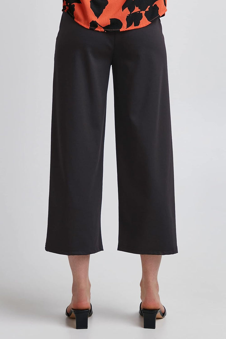 ICHI Damen Ihkate Sus Wide Pa Lässige Hose S Black (194008), S Black (194008)