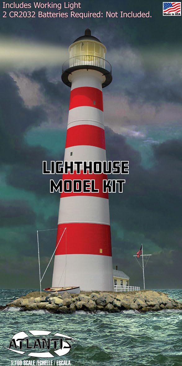 1/160 Leuchtturm mit Diorama-Basis