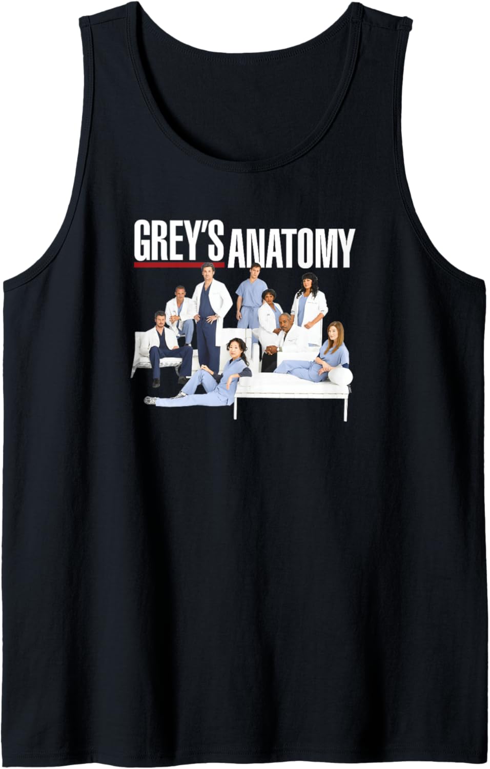 Grey's Anatomy Gruppe mit Logo Tank Top