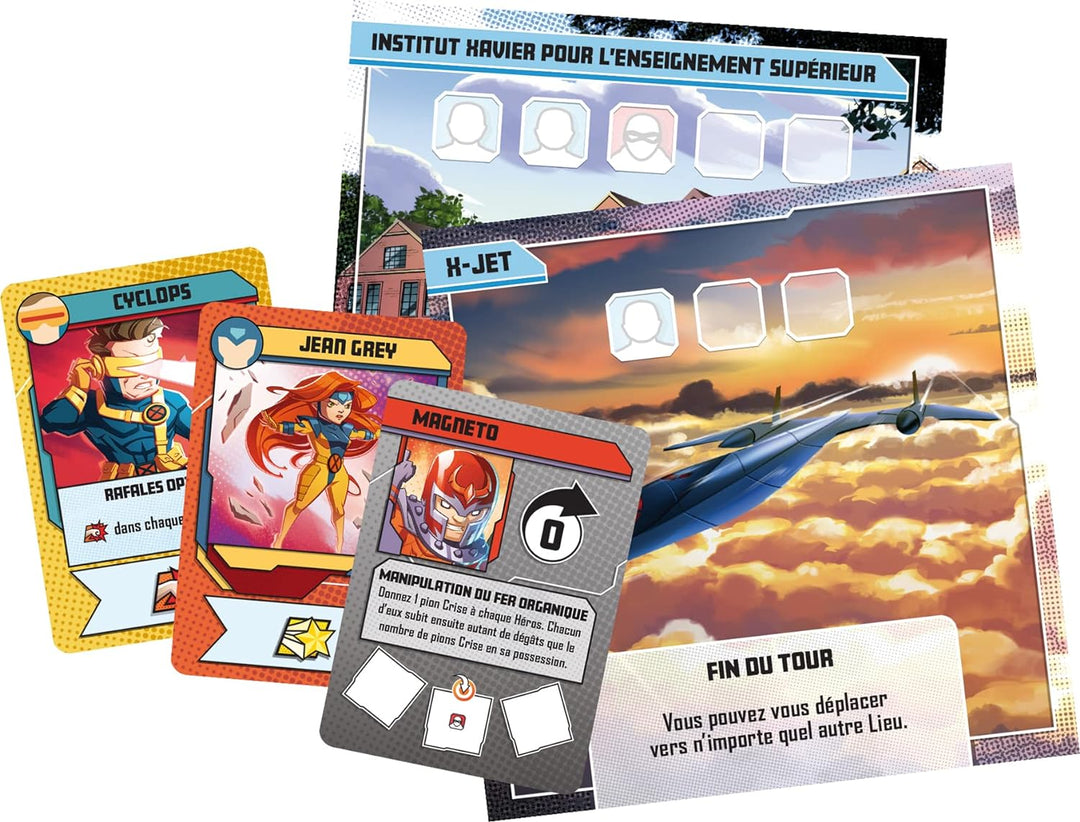 Asmodee - Marvel Gesellschaftsspiel, CMNMUN11FR, X-Men United