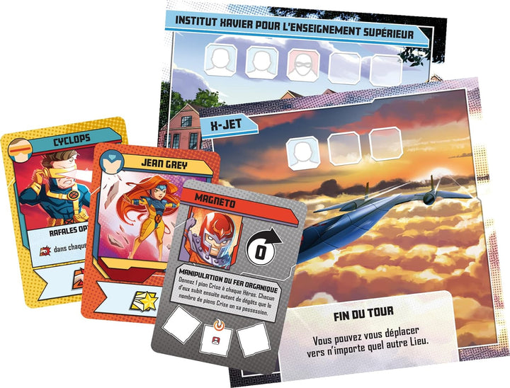 Asmodee - Marvel Gesellschaftsspiel, CMNMUN11FR, X-Men United