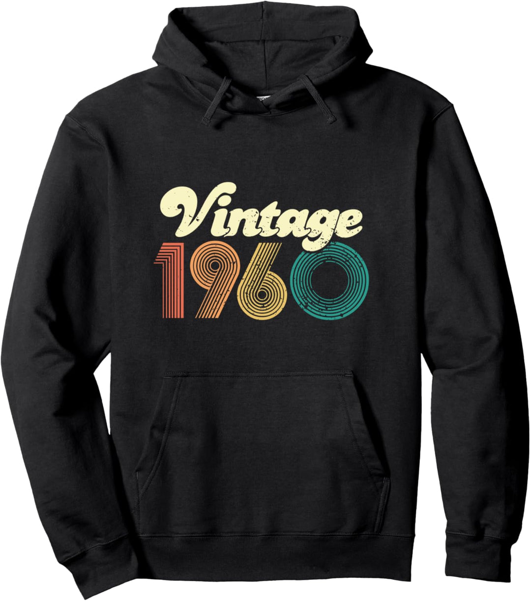 60. Geburtstag Geschenk Vintage 1960 60 Jahre Männer Frauen Pullover Hoodie