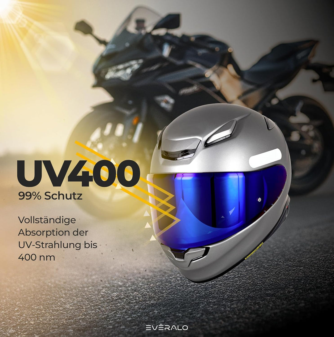 Everalo Kompatibel mit Shoei Nxr 2 Visier - Z8 - X15 - xSPR Pro - Cwr f2 - Helmvisier Pinlock Ready