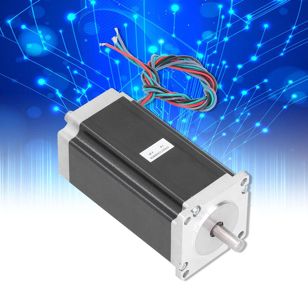 57 Schrittmotor, 24V 4.2A 3Nm High Torsion Motoren mit 8mm Welle für DIY CNC 3D Drucker(57HS11242B4D