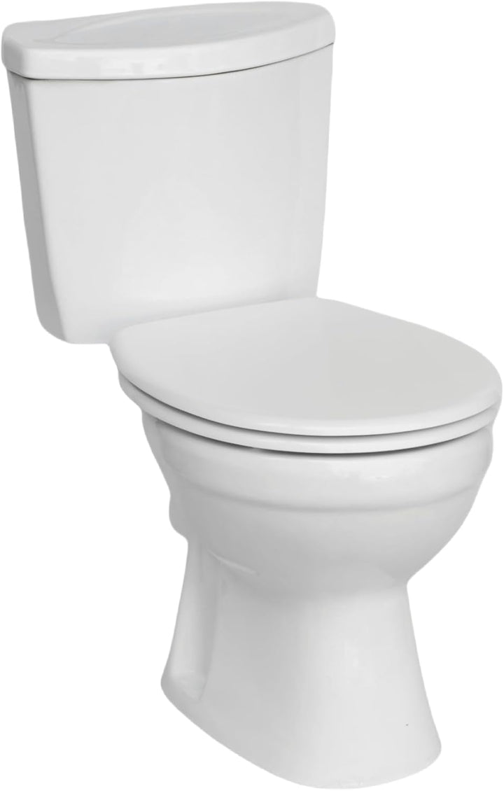 SINOBATH O-förmiger Premium-Duroplast Toilettensitz mit Edelstahl-Scharnieren & Sanftschliess-Funkti