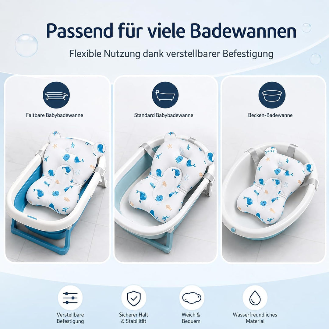 Babys Badekissen,Baby Badewannensitz,Einsatz Babywanne Badewanneneinsatz,Säuglings Neugeborene Badew