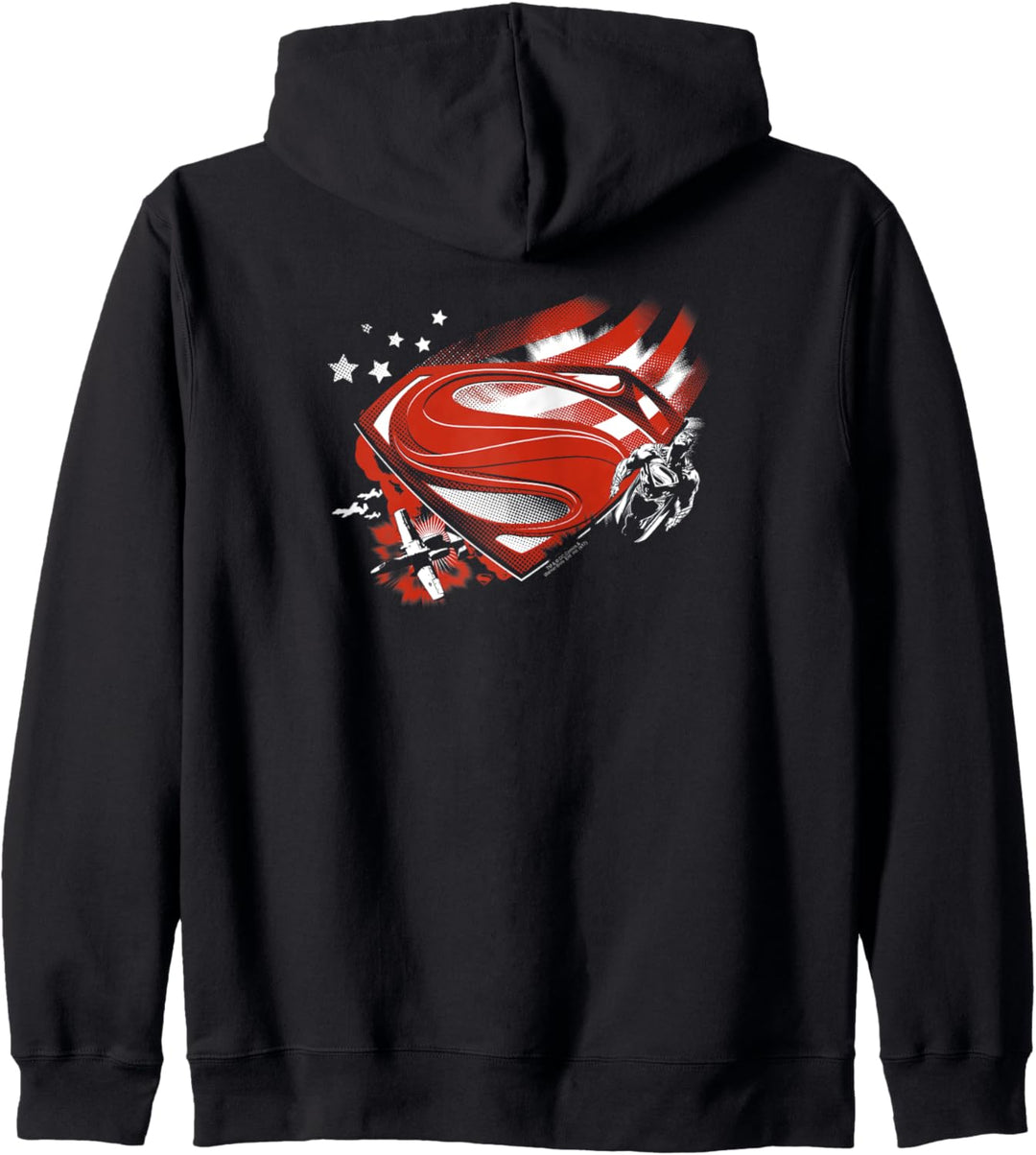 Superman Man of Steel America's Hero Kapuzenjacke