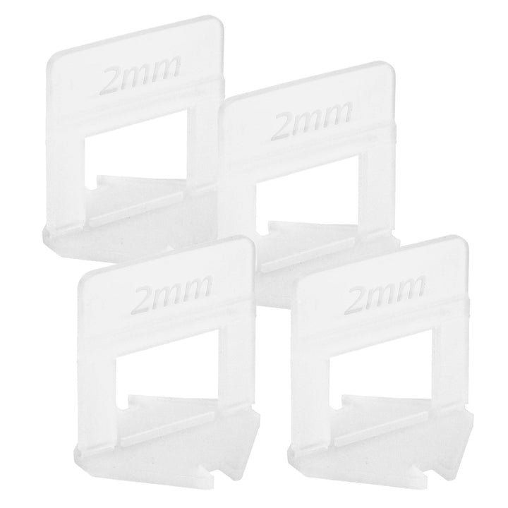 Lantelme Fliesen Nivelliersystem Zuglaschen 2 mm Fugenbreite 500 Stück Fliesen Höhe 3-15mm Fliesenve