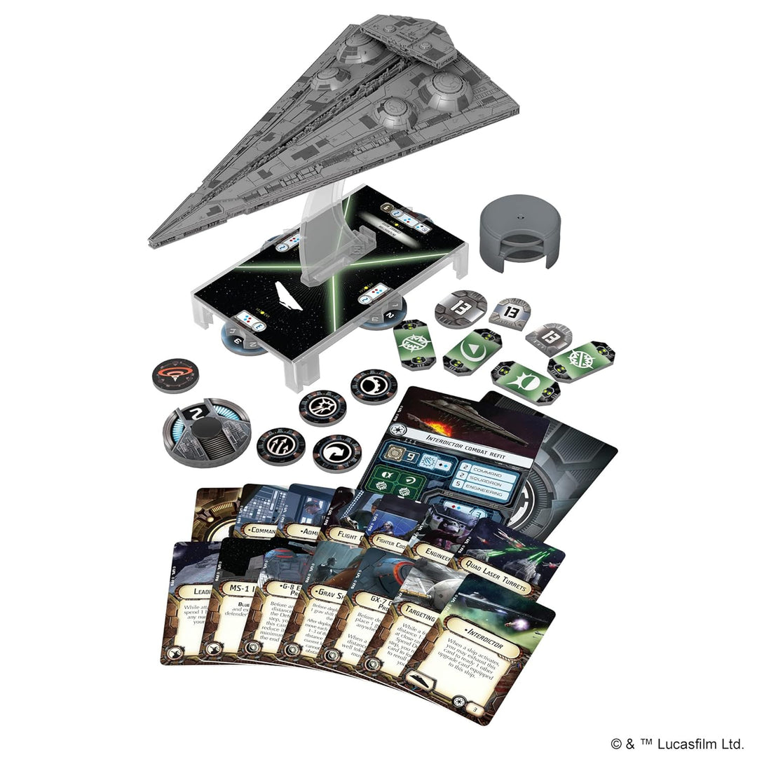 Fantasy Flight Games - Star Wars Armada: Galactic Republic: Interdictor Class - Miniature Game