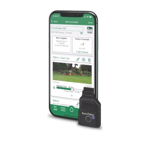 Bewässerungs-Set für den Innenbereich, Rain Bird ESP-TM2, 8 Zonen + LNK2 WiFi-Modul, Komplettlösung