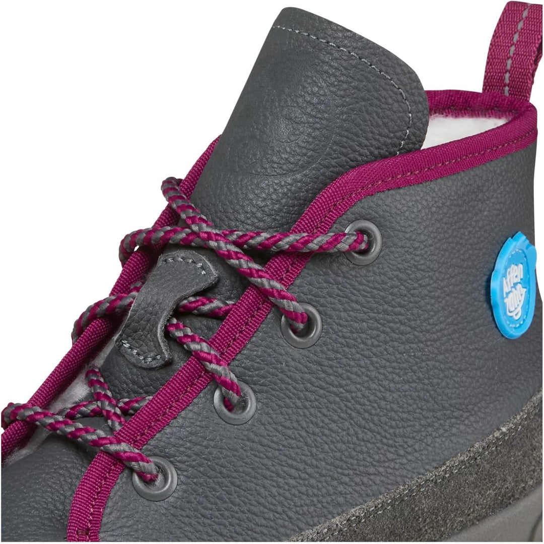 Affenzahn Winterschuh Leder Easy reflektierend, kuschelig warm mit Schaffell gefüttert Grösse 21-32