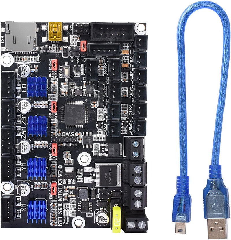 BIGTREETECH SKR Mini E3 V2.0 Steuerplatine 32 Bit Unterstützung TMC2209 TMC2208 UART-Treiber Upgrade