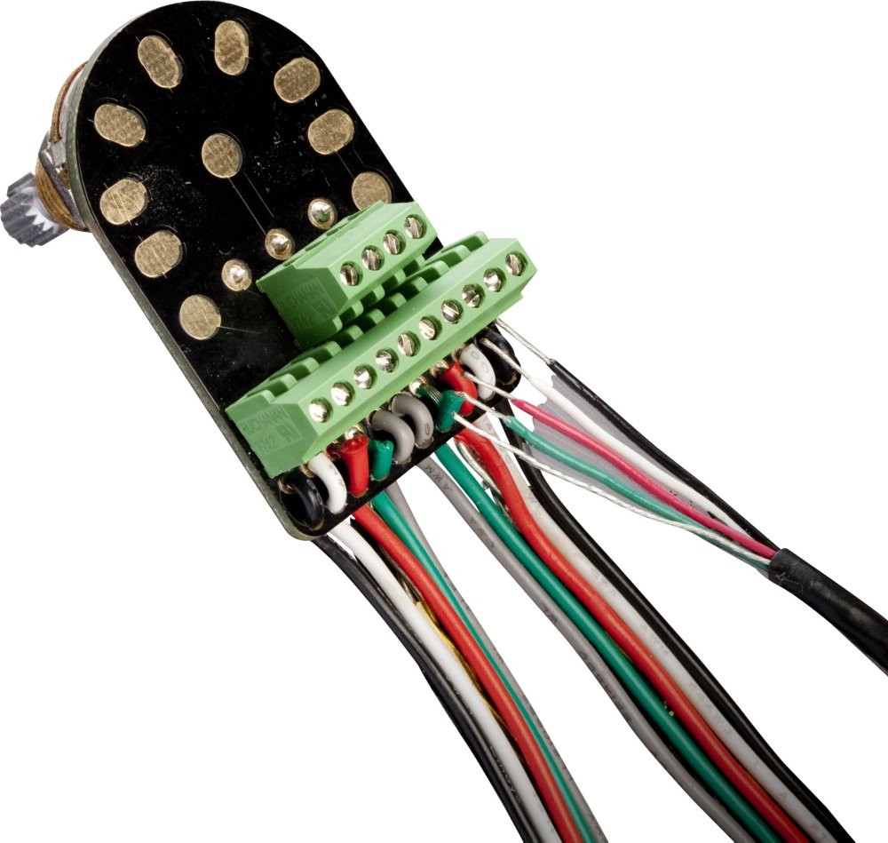 Seymour Duncan LB1500K Liberator + Lautstärke-Potentiometer für Gitarre 500K Schwarz