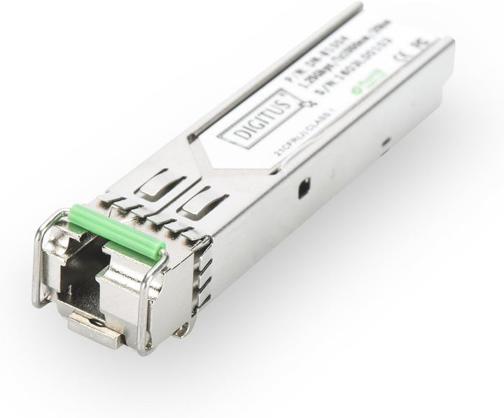 DIGITUS Gigabit SFP Modul, Mini GBIC, Singlemode, LC Simplex (BiDi), Tx 1550nm / Rx 1310nm, 20 km, 1