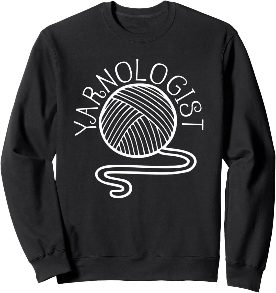 Garnologe Strickfan Professioneller Garnsammler Stricker Sweatshirt