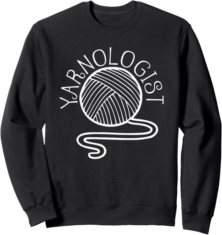 Garnologe Strickfan Professioneller Garnsammler Stricker Sweatshirt