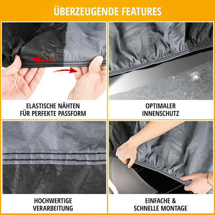 CarComfort Autoplane Indoor, atmungsaktive Autoabdeckung für Innenbereich, lackschonende Auto Abdeck