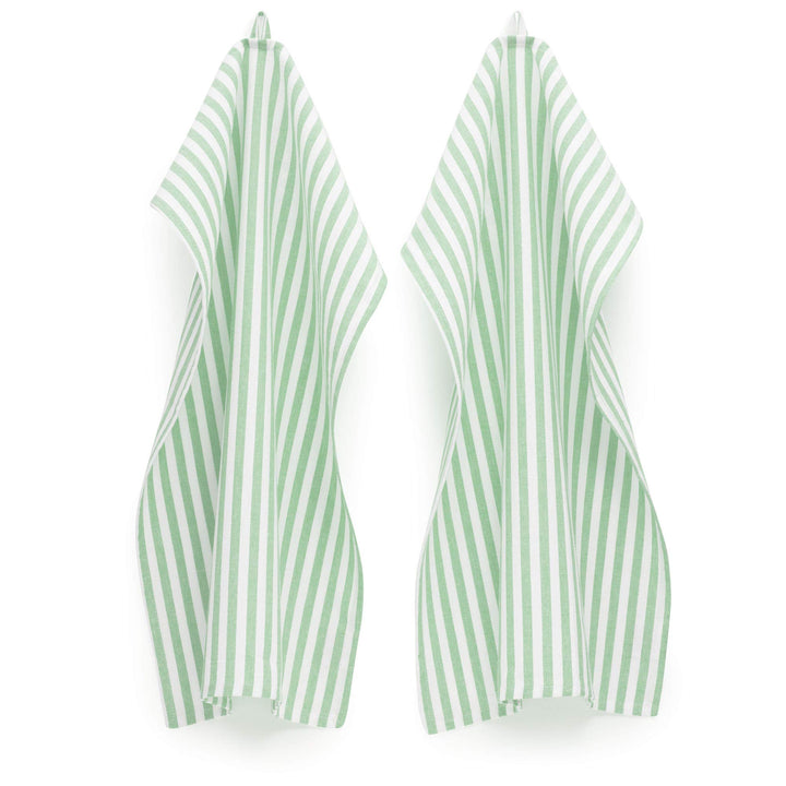 FILU Geschirrhandtücher 8er Pack Mint/Weiss gestreift (Farbe und Design wählbar) 45 x 70 cm - hochwe