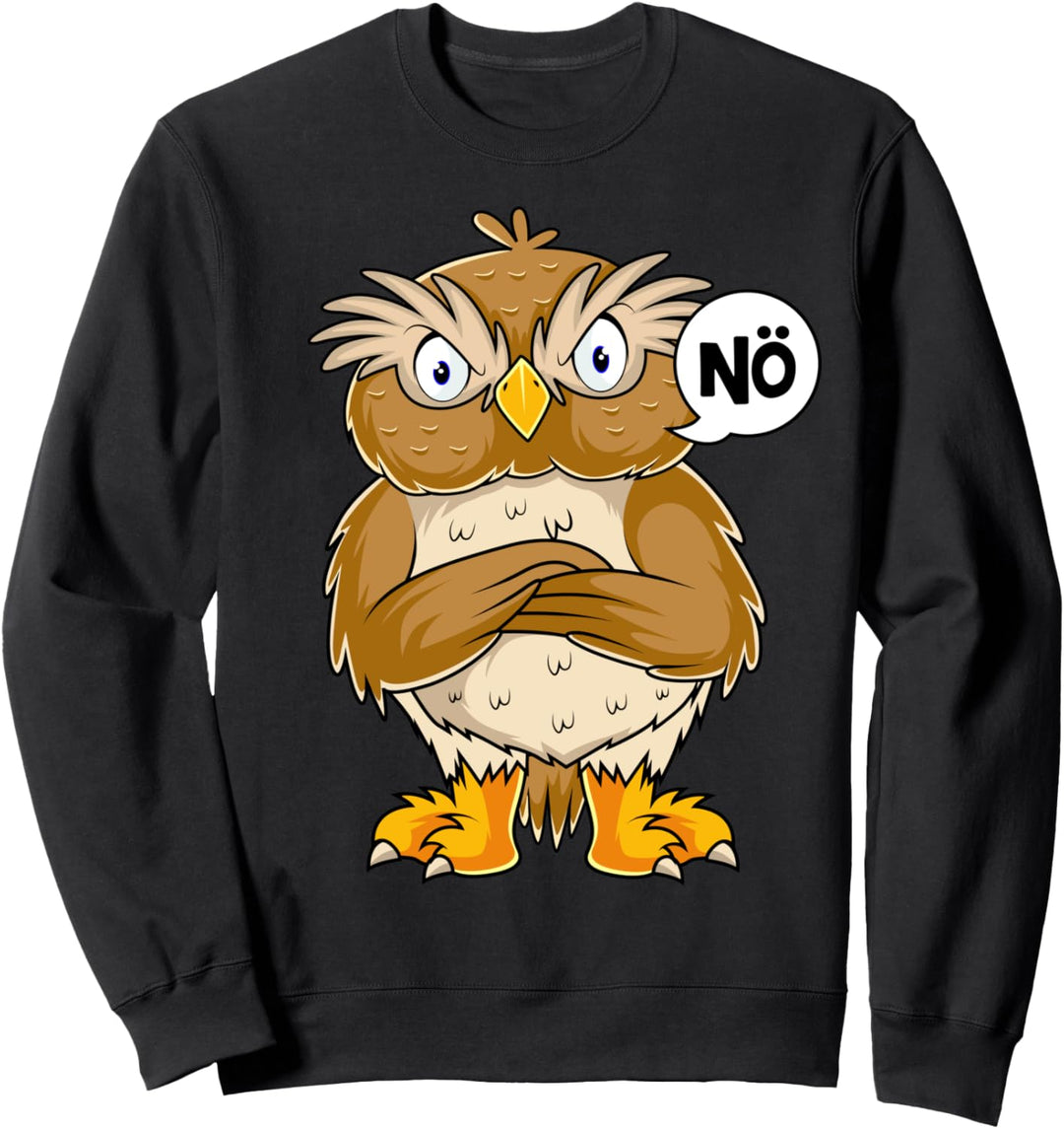 Eulen Nö Kinder Jungen Mädchen Eule Sweatshirt