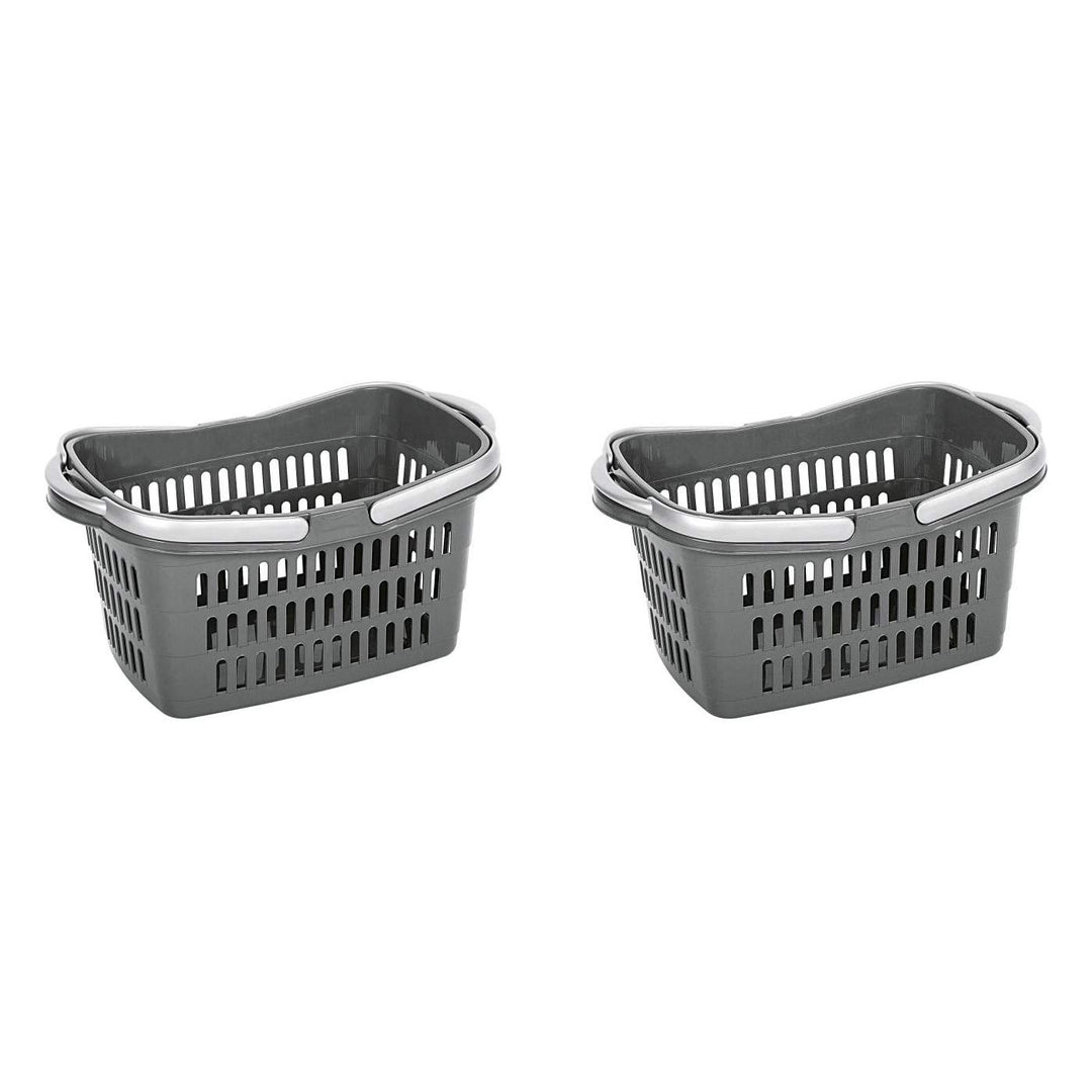 Rival Einkaufskorb mit 2 Griffen, Grösse:gross (2 Stück), gross (2 Stück)
