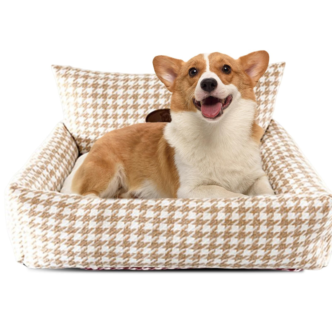 PETCUTE Orthopädisches Hundebett,Hundebett Mittelgrosse Hunde,Rutschfestes Hundebett Hundesofa,Super