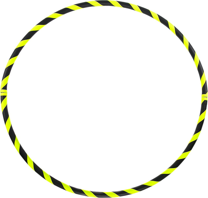 Faltbarer Anfänger Hula Hoop Reifen, Ø90/95/100/105cm Ø105cm Neon-Gelb, Ø105cm Neon-Gelb