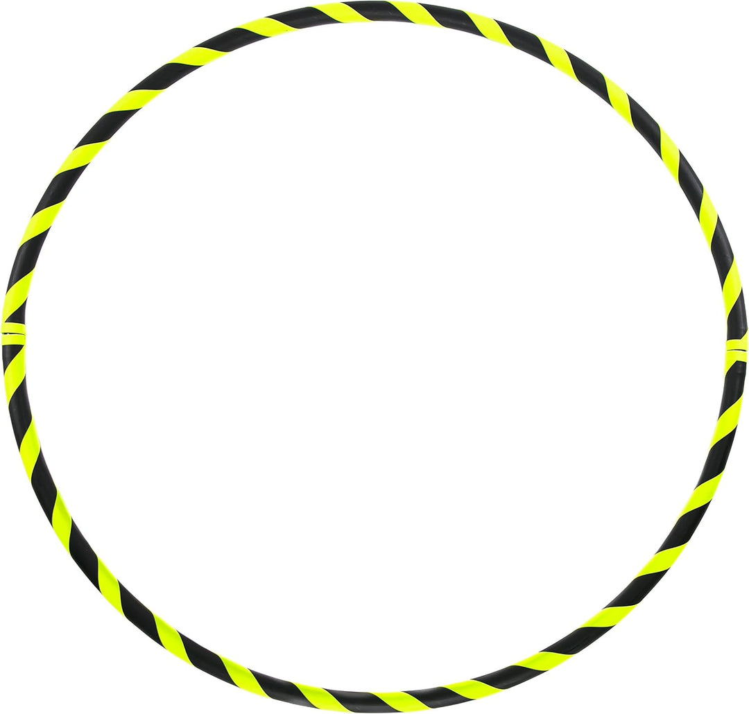 Faltbarer Anfänger Hula Hoop Reifen, Ø90/95/100/105cm Ø105cm Neon-Gelb, Ø105cm Neon-Gelb