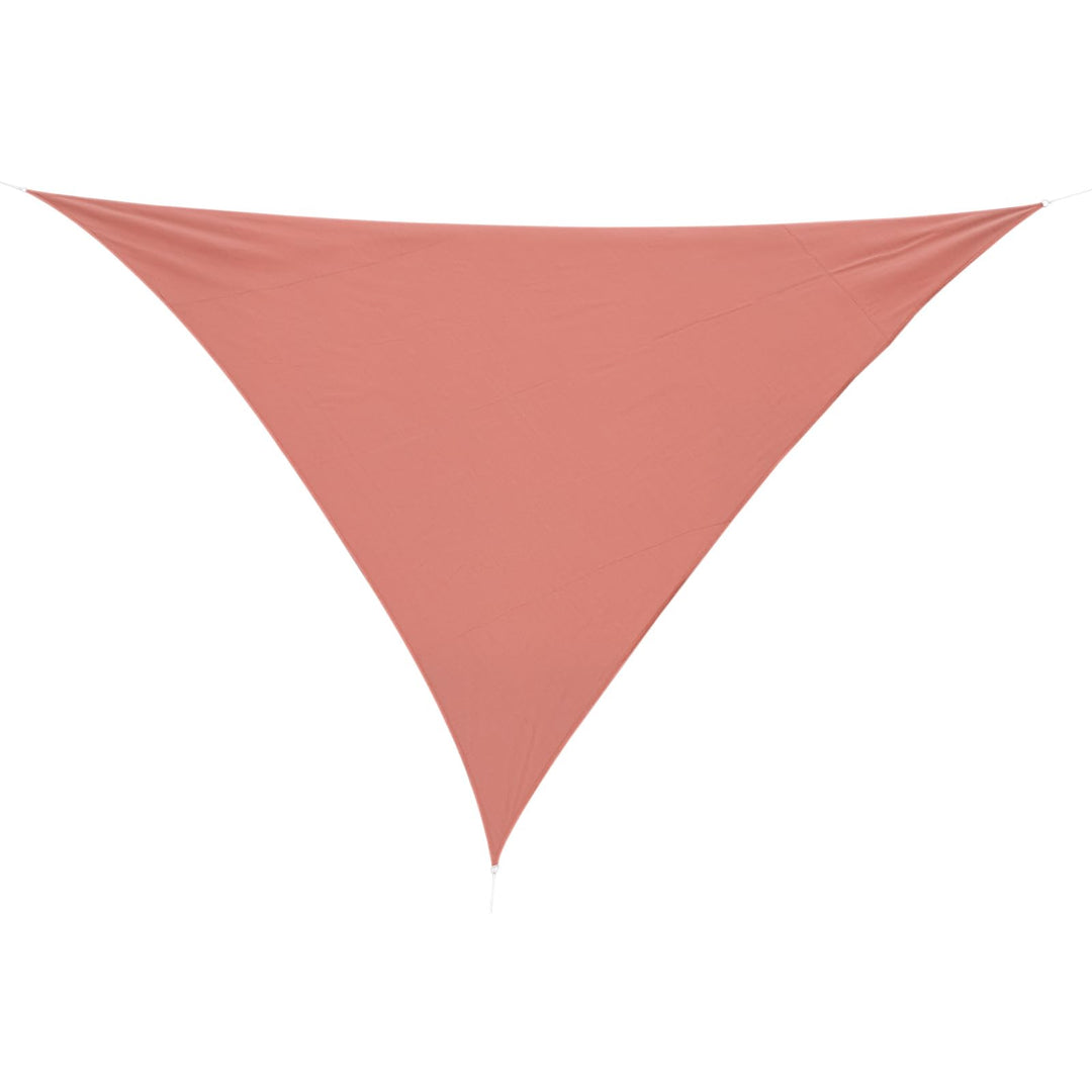 Outsunny Sonnensegel Sonnendach Sonnenschutz Dreiecke HDPE Grau 4 x 4 x 4 m 3x3x3m Rot, 3x3x3m Rot
