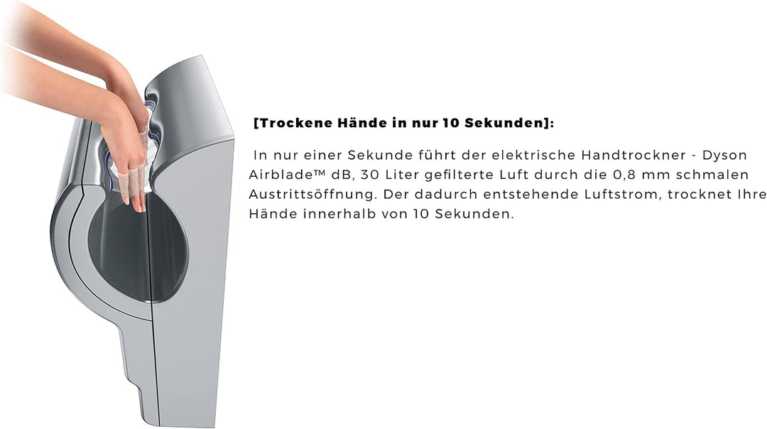 Dyson Airblade™ (AB14) dB Händetrockner grau, grau