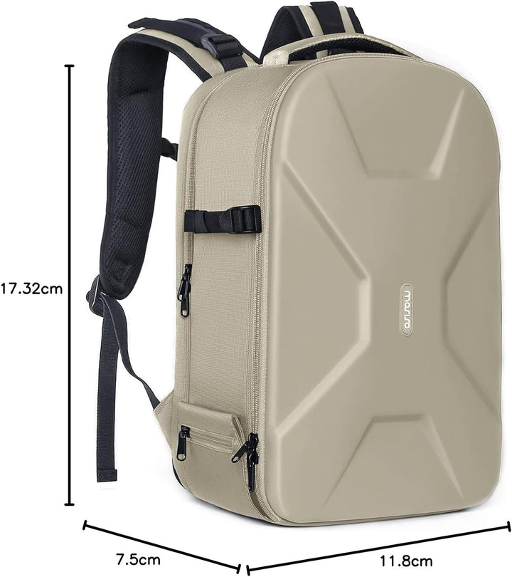 MOSISO Kamera Rucksack, DSLR/SLR/Spiegellose Fotografie Kameratasche 15-16 Zoll wasserdichte Hartsch