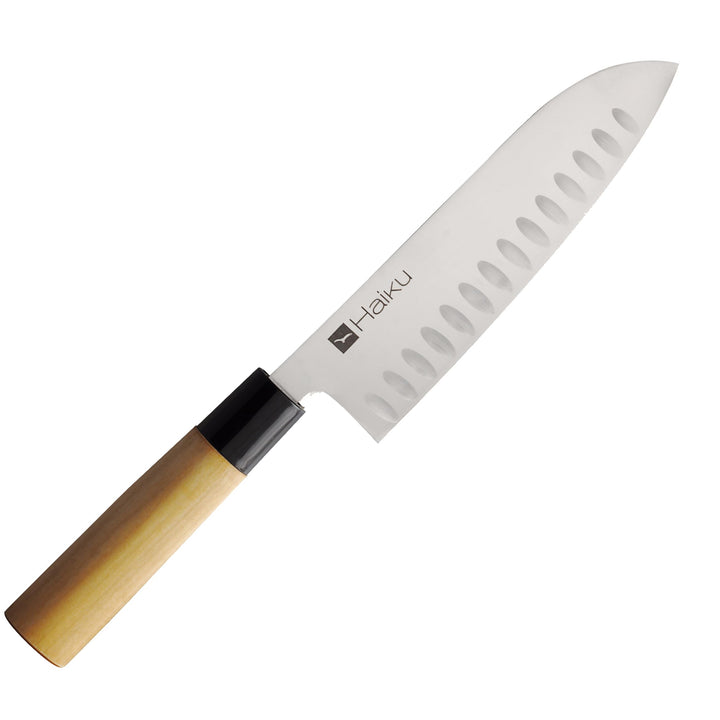 Chroma H-16 Santoku-Messer mit Kullenschliff 17