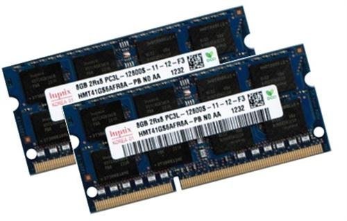 Hynix 16GB Dual Channel Kit 2 x 8 GB 204 pin DDR3-1600 SO-DIMM (1600Mhz, PC3-12800, CL11, 1.35V, für