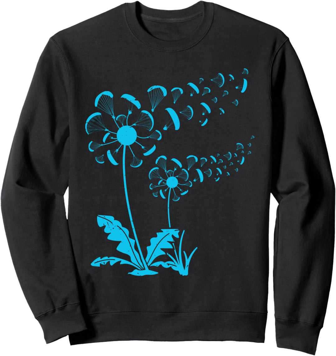 Gleitschirmfliegen Pusteblume Paragliding Shirt Gleitschirm Sweatshirt