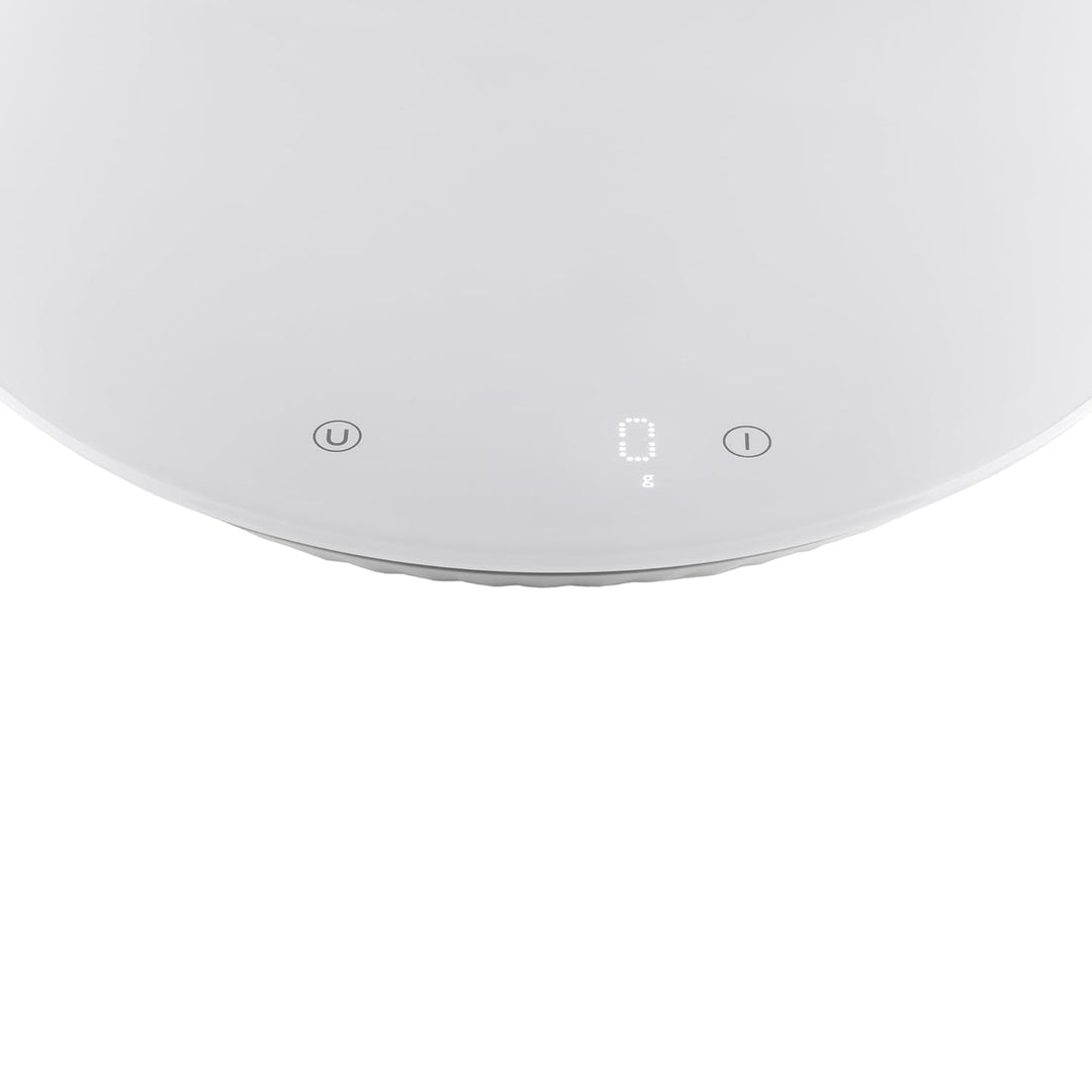Alessi Plissé MDL16 W - Design Digital-Küchenwaage Aufhängung mit Wandhalterung, aus Thermoplastisch