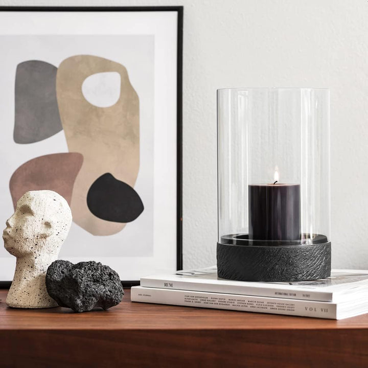 Villeroy & Boch – Manufacture Rock Home Windlicht Grösse L, 15x15x24,5 cm, schwarz Windlicht Grösse