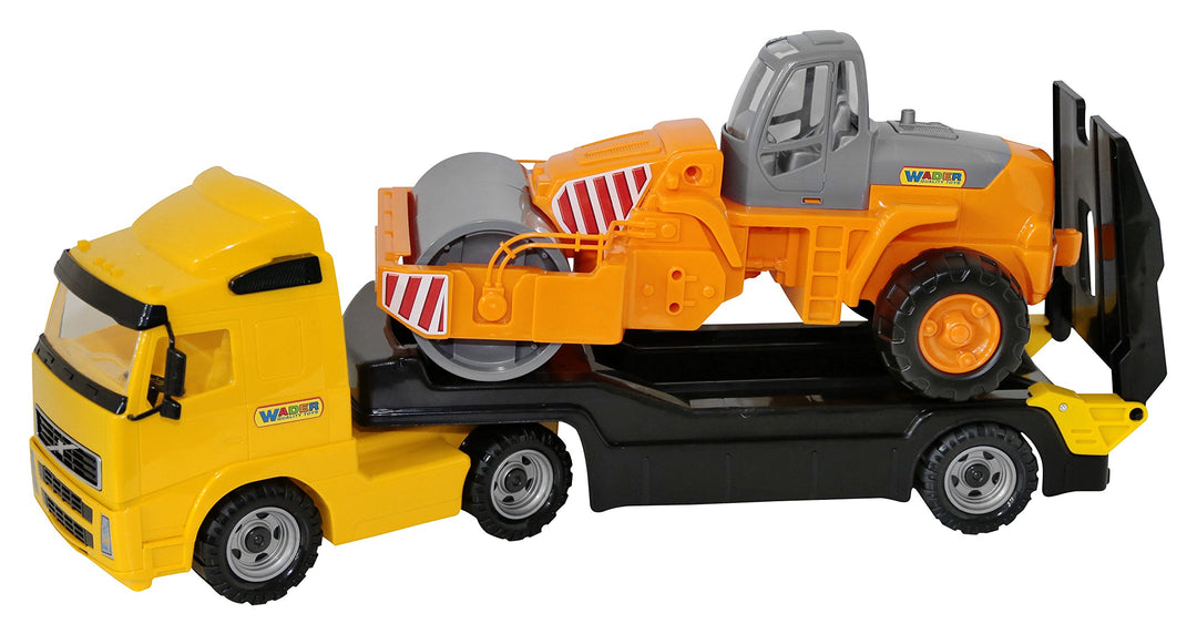 polesie 36810 Volvo Trailer Truck Plus Road Roller