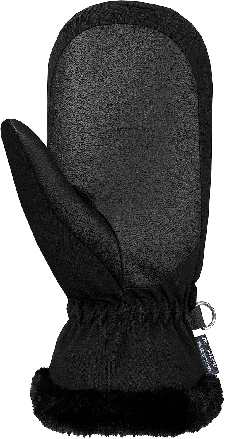 Reusch Damen Fäustlinge Luna R-tex Xt Mitten Warm, Wasserdicht, Atmungsaktiv 7.5 Schwarz, 7.5 Schwar