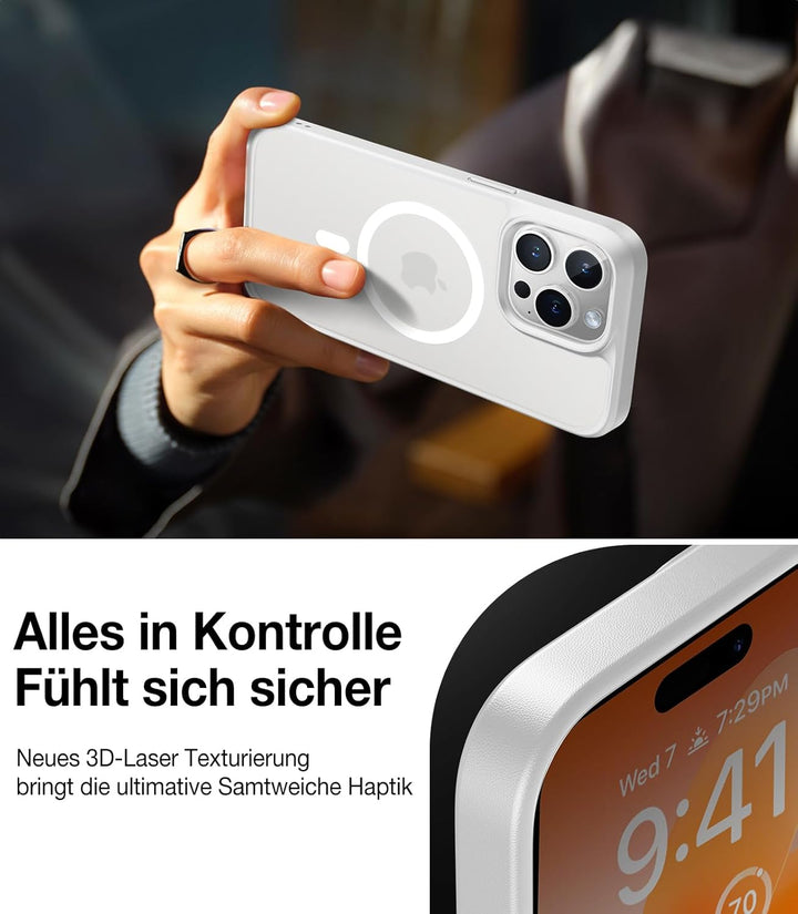 TORRAS für iPhone 15 Pro Max Hülle für Magsafe (TOP Militärschutz & Magnetkraft) Extrem Haltbarkeit