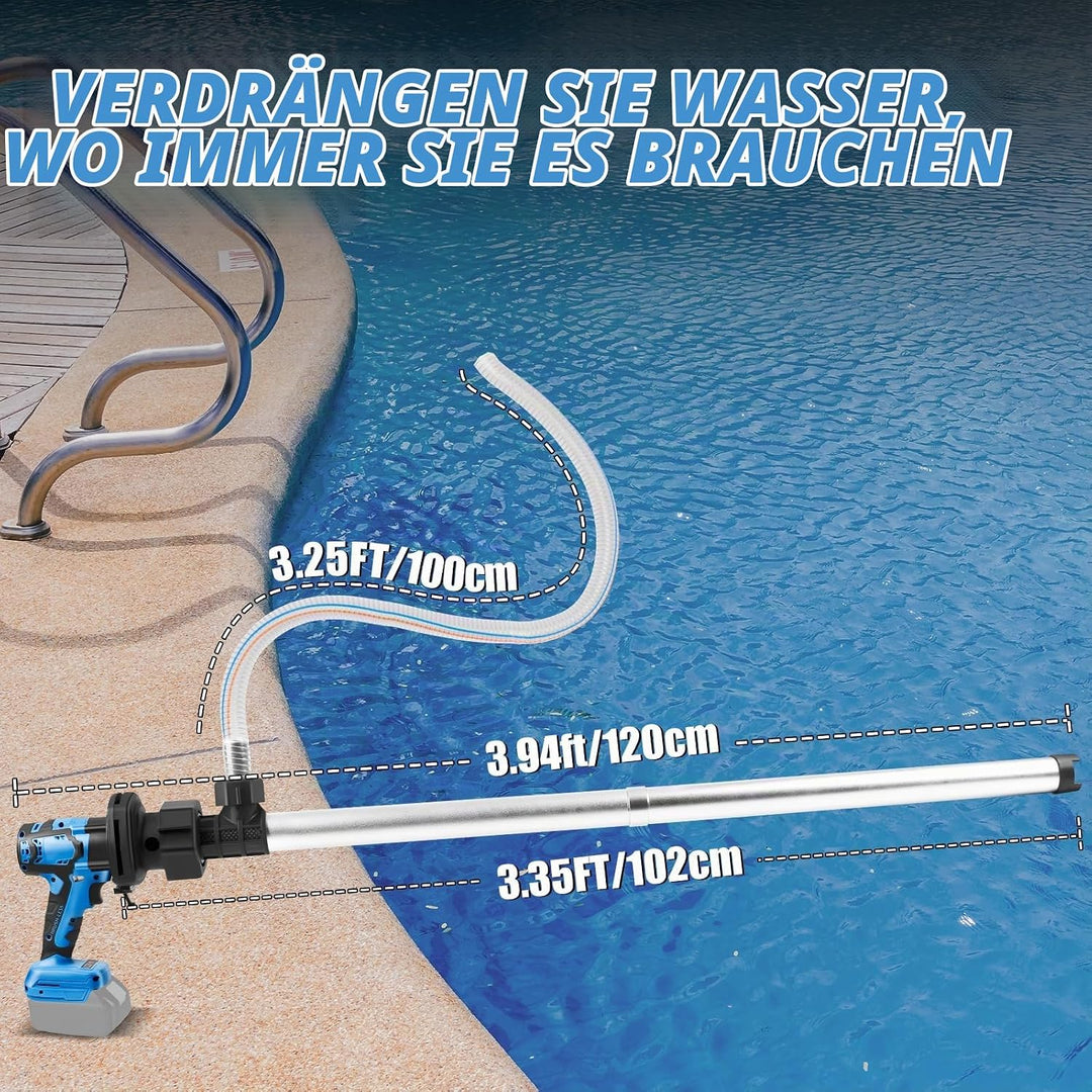 Regenfasspumpe für Makita 18V,Bürstenlon kompakt 10000 U/min mit 2 Geschwindigkeiten,Tragbare umpfpu