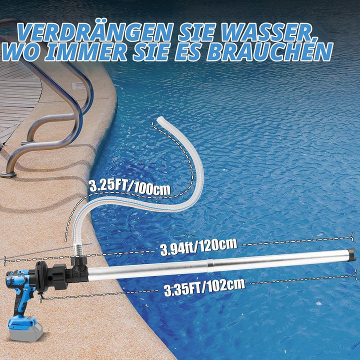 Regenfasspumpe für Makita 18V,Bürstenlon kompakt 10000 U/min mit 2 Geschwindigkeiten,Tragbare umpfpu
