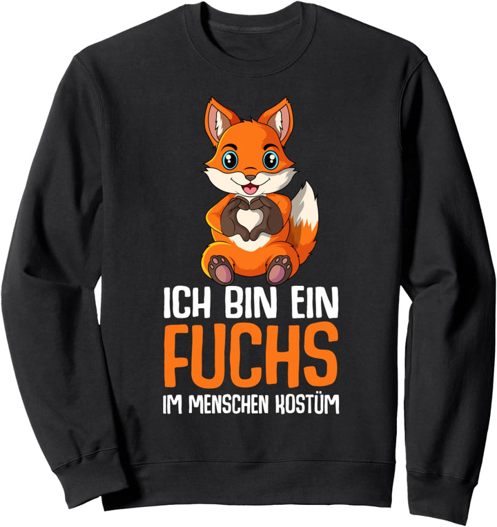 Fuchs Kostüm Füchse Mädchen Kinder Damen Sweatshirt