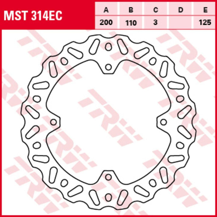 TRW MST314EC Bremsscheiben