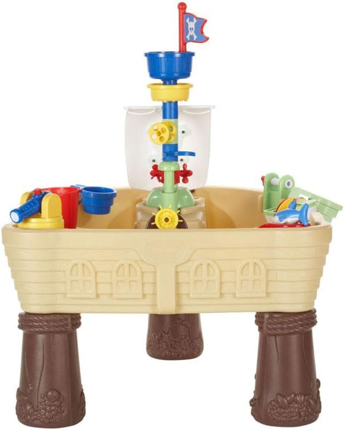 Little Tikes Anchors Away Piratenschiff - Wasserspielset für Kinder - Sicher und tragbar - Fördert k