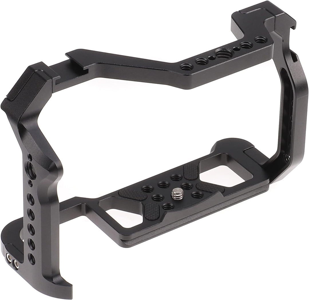 Hersmay R5 R6 R5C Cage mit Griff Oben, Kamerakäfig Kamera Cage für Canon EOS R5 R6 R5C spiegellose K