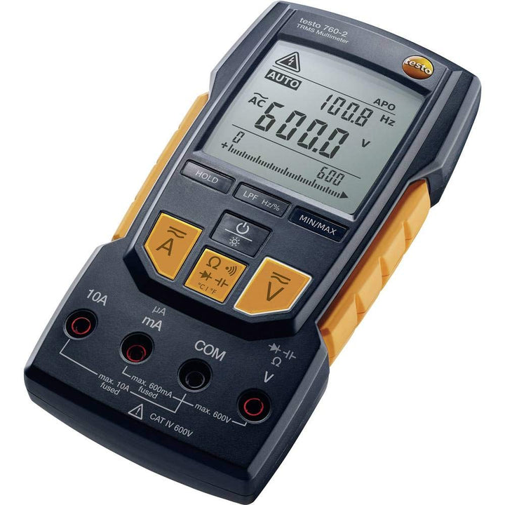 testo - 760-2 - 0590 7602 - Digital-Multimeter zur Messung von Strom, Spannung, Widerstand und viele