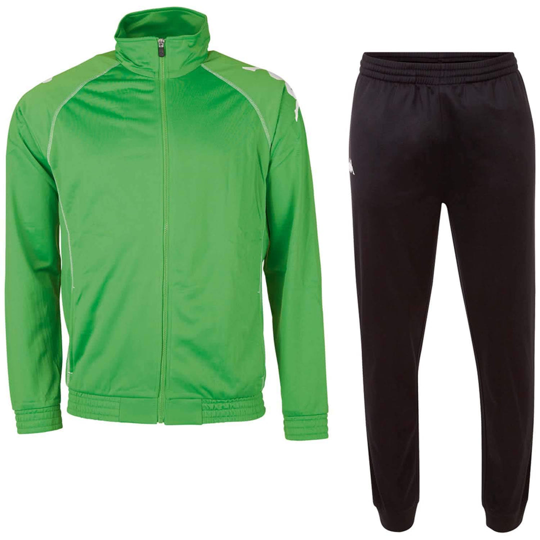 Kappa Herren Jogginsanzug Ephraim, klassischer Trainingsanzug bestehend aus Jacke und Hose, Sportanz