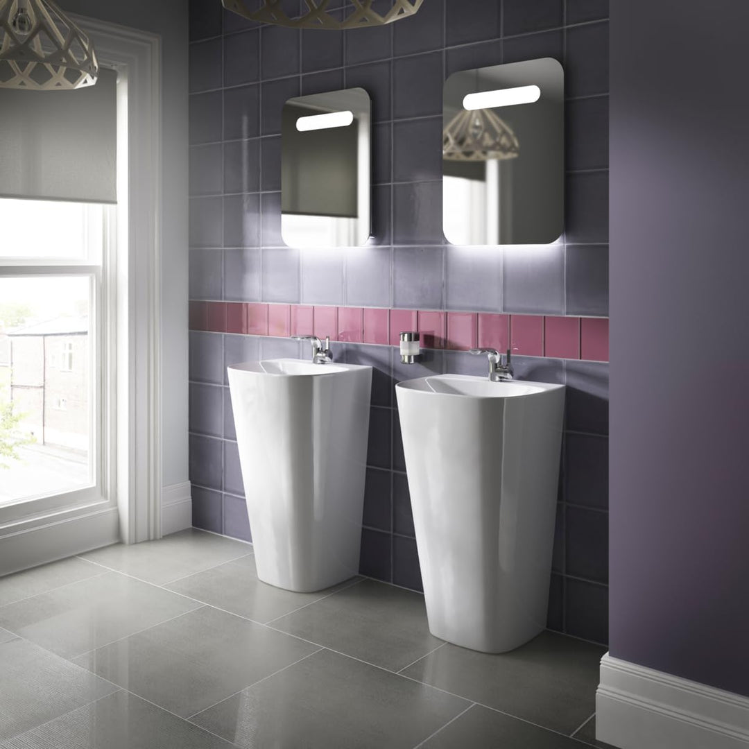 Ideal Standard A4258AA Melange Waschtischarmatur mit Zugknopf-Ablaufgarnitur, Chrom mit Ablaufgarnit